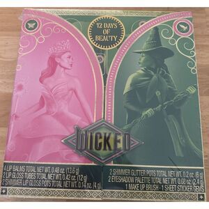Wicked ( The Movie ) Cosmetic Advent Calendar 12 Days of Beauty Wizard of Oz